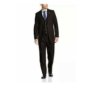 STACY ADAMS Men's Suny Vested 3 Piece Suit - 44R